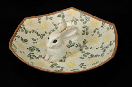 Haruna Nishihata White Rabbit Platter