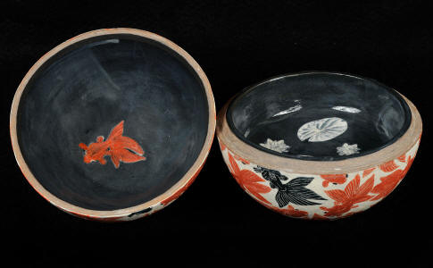 Haruna Nishihata Gold Fish covered bowl