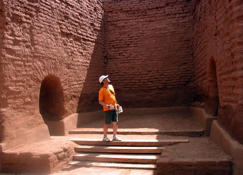 Wakimoto visiting Pecos Monument